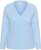 Kaffe Curve Jilanda V-Neck Pullover Blue - Pulóverek & kötöttáruk - 