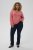 Kaffe Curve Jilanda V-Neck Pullover Red - Pulóverek & kötöttáruk - 