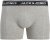 Jack & Jones Hector Solid Trunks 5-Pack Grey - Boxeralsó - Boxeralsó 2XL-12XL