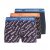 Jack & Jones Logo Trunks 3-Pack Navy Blazer - Alsónemű & Strandruhák - Nagyméretű Alsónemű 2XL-8XL