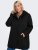 Only Carmakoma Sedona Light Coat Black - Téli kabátok - 