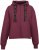 Nora Mikken GERTRUD Cropped Hoodie Burgundy - Pulóverek & kapucnis pulóverek - 