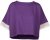 Nora Mikken AGNES Crop Top Purple - Pólók - 