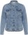 Kaffe Curve Vilana Denim Jacket Washed Blue - Farmerkabátok - 