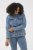Kaffe Curve Vilana Denim Jacket Washed Blue - Farmerkabátok - 