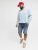 Jack & Jones Rick Original Regular Fit Shorts Blue - Rövidnadrág - Nagyméretű Rövidnadrág W40-W60