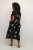 Kaffe Curve Jenna Ruha Fekete/Brown Flower minta - Ruhák - 