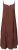 Kaffe Curve Emilia Dress Henna Brown - Maxi ruhák - 