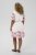 Kaffe Curve Rosa Mini Dress White Rose Border Flower - Mini ruhák - 