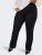 Only Carmakoma Pever Flared Pants Black - Nadrágok - 