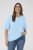 Kaffe Curve Minia Pullover Powder Blue Melange - Kötött pulóverek - 