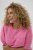 Kaffe Curve Minia Pullover Pink Power Melange - Kötött pulóverek - 