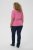 Kaffe Curve Minia Pullover Pink Power Melange - Kötött pulóverek - 