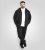Duke Kenilworth Pin Tuck Sleeves Zip Through Hoodie Dark Navy TALL - TALL pulóverek - 