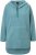 Ulla Popken Teddy Fleece Hooded Zip Neck Sweatshirt Ice Green - Bluzy & bluzy z kapturem - 