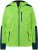 Ulla Popken Contrast Inserts Sweater Knit Hoodie Light Green - Bluzy & bluzy z kapturem - 