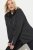 Ulla Popken Sweater Knit Fleece Hoodie Black - Bluzy & bluzy z kapturem - Kényelmes pulóverek és kapucnisok