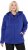 Ulla Popken Sweater Knit Fleece Hoodie Capri Blue - Bluzy & bluzy z kapturem - 