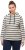 Ulla Popken Stripe Print Loungewear Hoodie Chalk - Bluzy & bluzy z kapturem - 