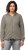 Ulla Popken Drawstring Hem Zip-Up Hoodie Grey - Bluzy & bluzy z kapturem - 