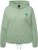 Ulla Popken Drawstring Hem Zip-Up Hoodie Light Green - Bluzy & bluzy z kapturem - 