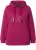 Ulla Popken Rock Sequined Hoodie Ruby - Bluzy & bluzy z kapturem - 