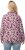 Ulla Popken Floral Print Drawstring Collar Hoodie Vanilla - Bluzy & bluzy z kapturem - 