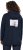 Ulla Popken Back Print Kangaroo Pocket Hoodie Navy - Bluzy & bluzy z kapturem - 