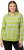 Ulla Popken Mixed Stripe Long Sleeve Hoodie Apple Green - Bluzy & bluzy z kapturem - 