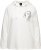 Ulla Popken Face Graphic Long Sleeve Hoodie Off-White - Bluzy & bluzy z kapturem - 