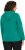 Ulla Popken Face Graphic Long Sleeve Hoodie Emerald Green - Bluzy & bluzy z kapturem - 