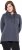 Ulla Popken Lettering GLOWING Hoodie Asphalt Grey - Mintás pólók nőknek - 