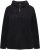 Ulla Popken Fleece Sweatshirt Hoodie Black - Bluzy & bluzy z kapturem - 