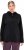 Ulla Popken Fleece Sweatshirt Hoodie Black - Bluzy & bluzy z kapturem - 