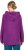 Ulla Popken Fleece Sweatshirt Hoodie Aubergine - Bluzy & bluzy z kapturem - 