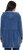 Ulla Popken Indigo Dyed Flounce Panel Hoodie Blue - Bluzy & bluzy z kapturem - 