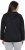Ulla Popken Eyelet Embroidered Zip-Up Hoodie Black - Bluzy & bluzy z kapturem - 