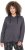 Ulla Popken Snake Detail Zip-Up Hoodie Graphite Grey - Bluzy & bluzy z kapturem - 