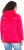 Ulla Popken Oversized Striped Long Sleeve Hoodie Lychee - Bluzy & bluzy z kapturem - 