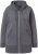 Ulla Popken Decorative Seam Zip-Up Hoodie Graphite Grey - Bluzy & bluzy z kapturem - 