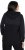 Ulla Popken Mixed Texture Button Down Hoodie Black - Bluzy & bluzy z kapturem - 