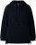 Ulla Popken Decorative Lace-Up Hoodie Black - Bluzy & bluzy z kapturem - 