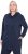 Ulla Popken Contrast Piping Zip-Up Hoodie Navy - Bluzy & bluzy z kapturem - 