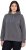 Ulla Popken Relaxed Fit Long Sleeve Hoodie Graphite Grey - Bluzy & bluzy z kapturem - 
