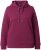 Ulla Popken Relaxed Fit Long Sleeve Hoodie Dark Berry - Bluzy & bluzy z kapturem - 