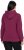 Ulla Popken Relaxed Fit Long Sleeve Hoodie Dark Berry - Bluzy & bluzy z kapturem - 
