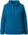 Ulla Popken Relaxed Fit Long Sleeve Hoodie Cerulean - Bluzy & bluzy z kapturem - 