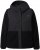 Ulla Popken Mixed Texture Hoodie Black - Bluzy & bluzy z kapturem - 