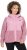 Ulla Popken Mixed Texture Hoodie Wildberry - Bluzy & bluzy z kapturem - 