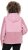 Ulla Popken Mixed Texture Hoodie Wildberry - Bluzy & bluzy z kapturem - 